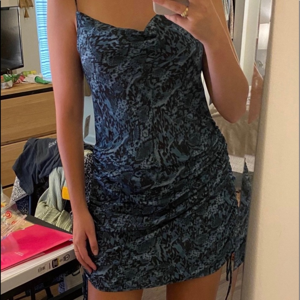 Free People Indigo Combo Dress
